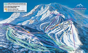 Mt. Shasta Ski Park map